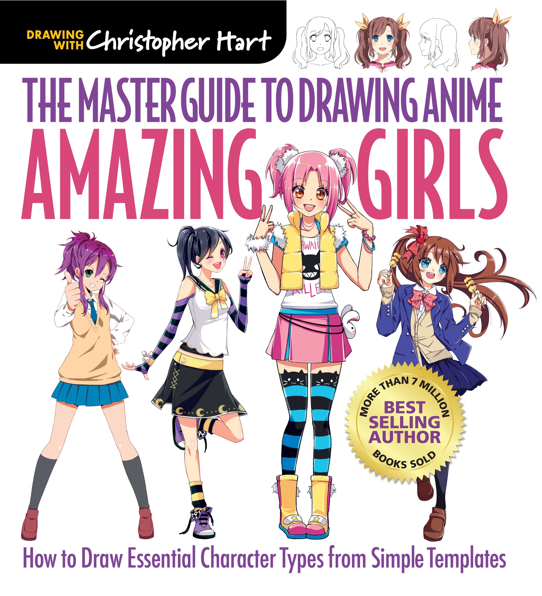 Cover image for Master Guide to Drawing Anime: Amazing Girls ISBN 9781942021841